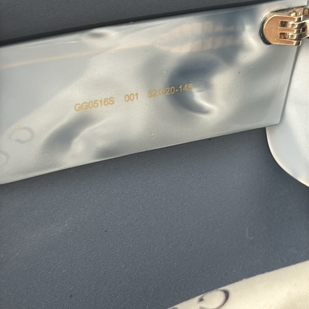 Gucci Rectangular Black Sunglasses - image 6